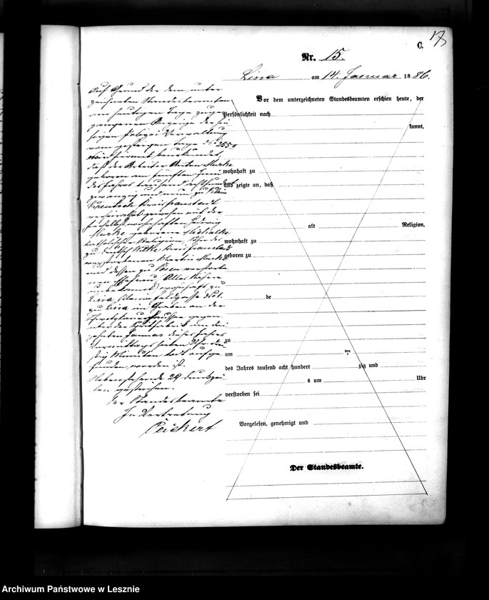 Obraz 16 z jednostki "[Księga zgonów]"