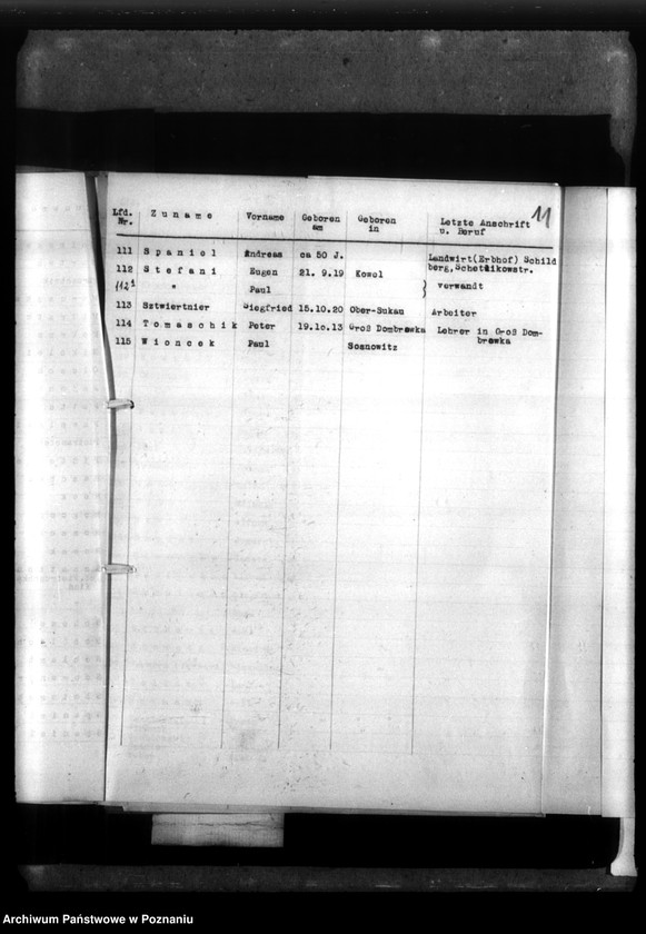 Obraz 20 z jednostki "Vermisstenmeldungen von Roten Krenz - Berlin - Listen und Schriftvechsel"