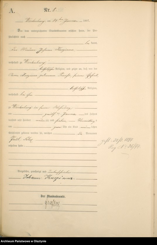 image.from.unit.number "Geburts-Haupt-Register Nr 1 - 194"