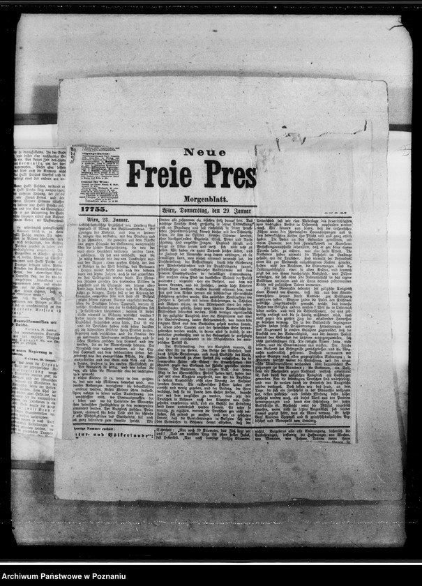 Obraz 17 z jednostki "Sprawy Polskie w zaborach: austriackim i rosyjskim [wycinki z prasy niemieckiej]"