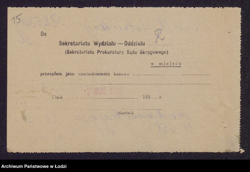 Obraz 17 z jednostki "Aron Hersz Rotenberg- skład sukna i kortów"