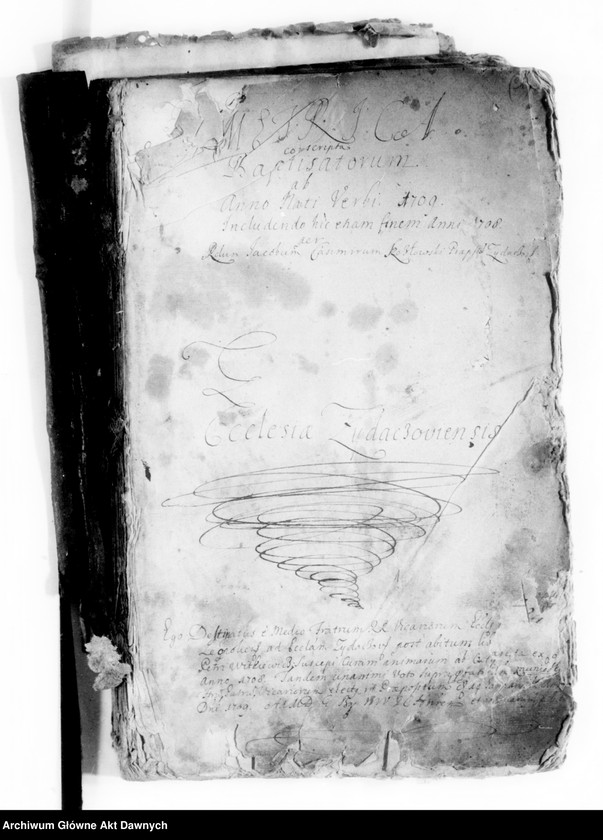 image.from.unit.number "Parafia: Żydaczów. Dekanat: Stryj. Księga metrykalna chrztów dla całej parafii."