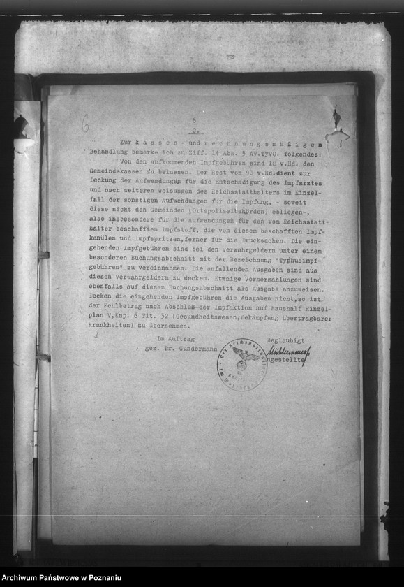 Obraz 10 z jednostki "Typhus - Impfberichte"