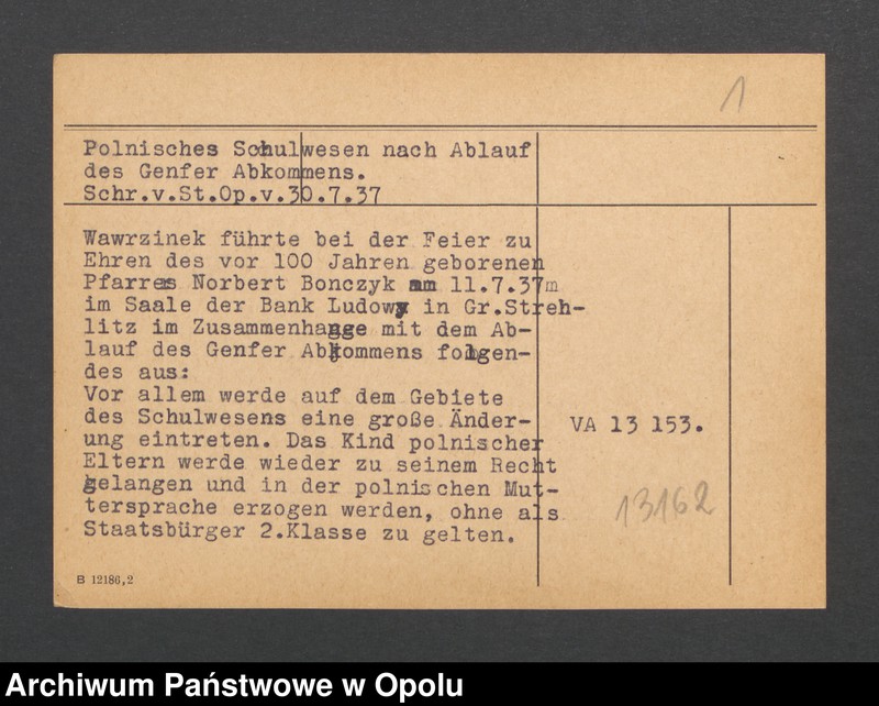Obraz 3 z jednostki "Polnisches Schulwesen nach Ablauf des Genfer Abkommens"