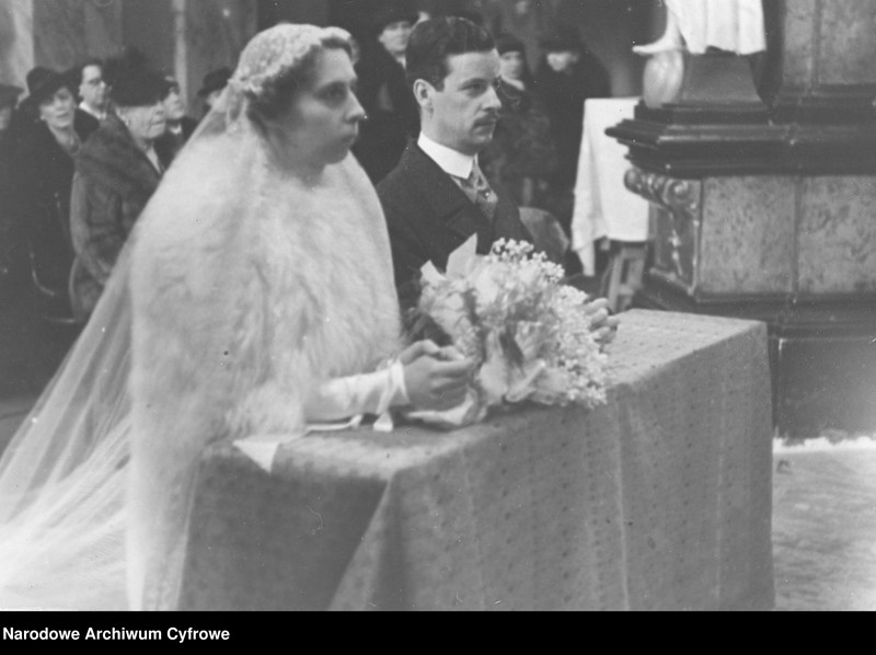 image.from.unit.number "Ślub hrabiego Kazimierza Mycielskiego z hrabianką Różą Potocką"