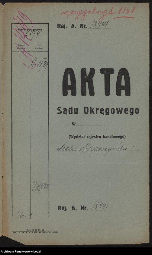 Obraz 2 z jednostki "Sala Krawczyńska – drobna sprzedaż galanterii"
