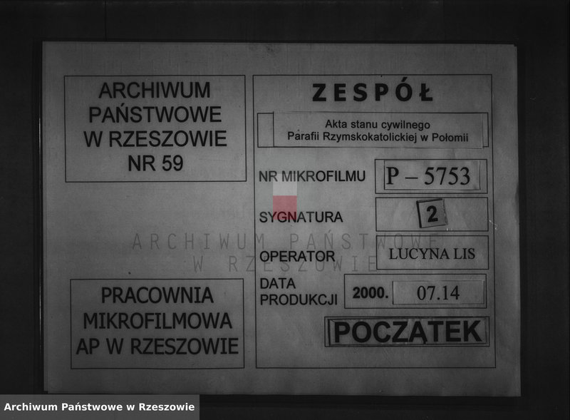 image.from.unit.number "Księga zapowiedzi , małżeństw , urodzeń i zgonów - Połomia, Baryczka, Glinik Charzewski, Glinik Zaborowski, Piekarówka i Wyżne za 1891 rok"