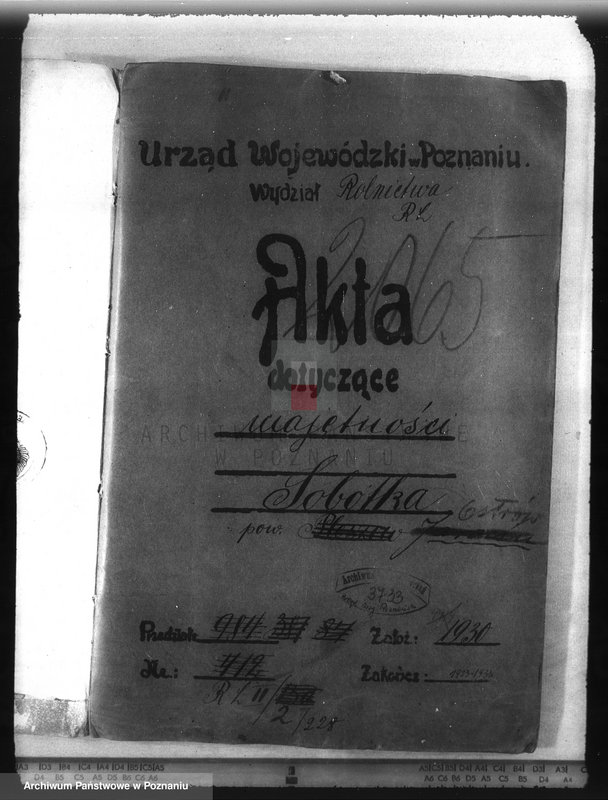 Obraz 4 z jednostki "Majętność /leśna/ Sobótka powiat ostrowski"