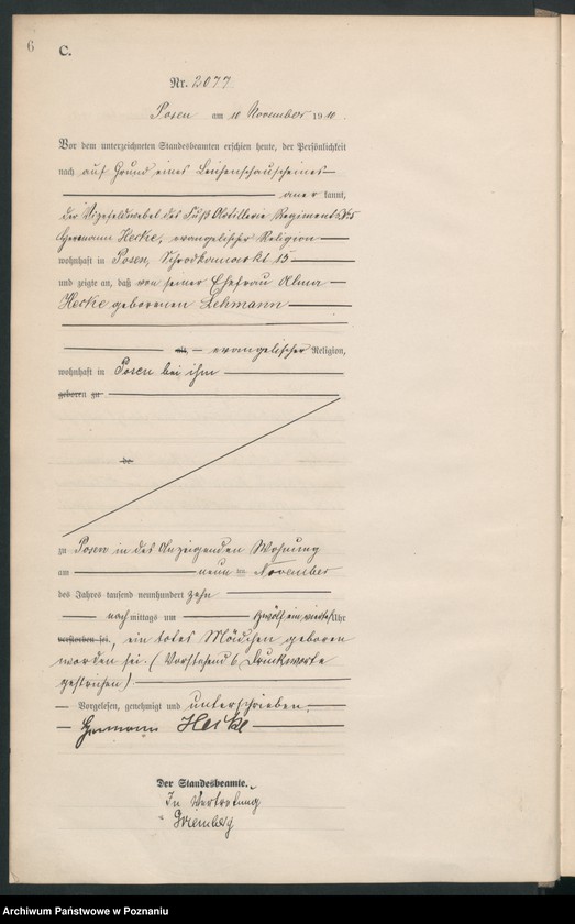 Obraz 7 z jednostki "Księga miejscowa zgonów tom V [Rejestr główny zgonów]"