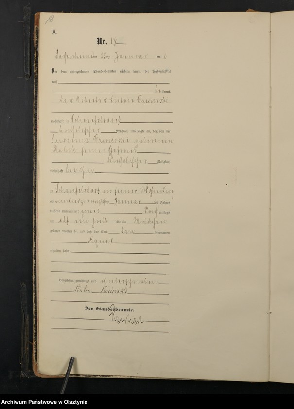 image.from.unit.number "Geburts-Haupt-Register Nr 1 - 223"