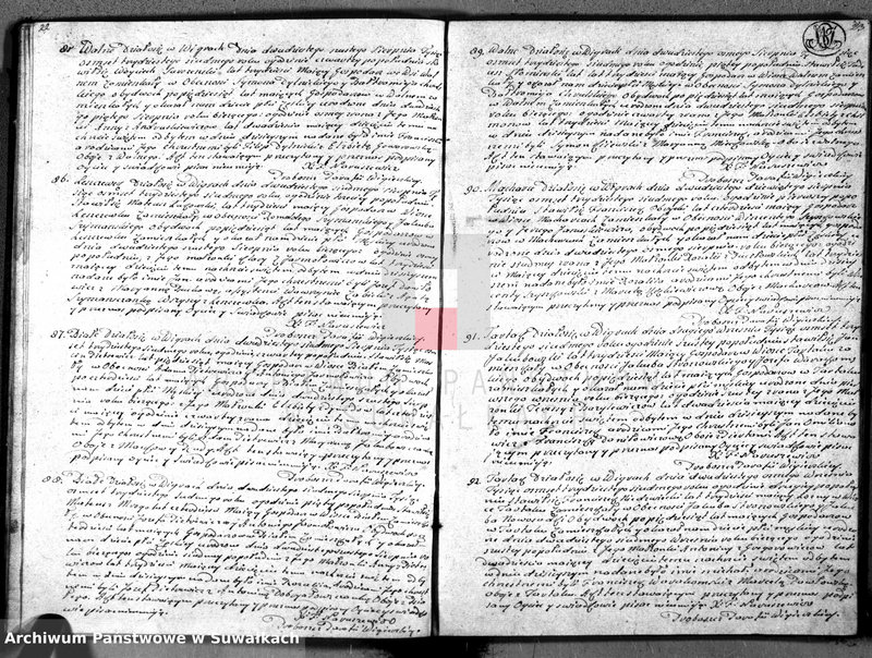 image.from.unit.number "Duplikat urodzonych, zaślubionych y umarłych kościoła wigierskiego parafialnego roku 1837"