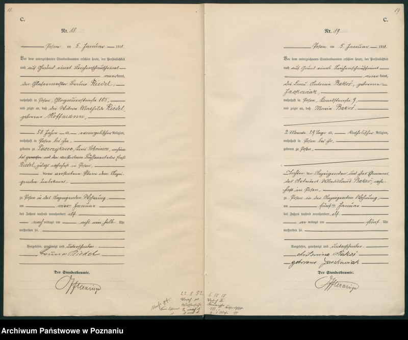 Obraz 12 z jednostki "Księga miejscowa zgonów tom I [Rejestr główny zgonów]"