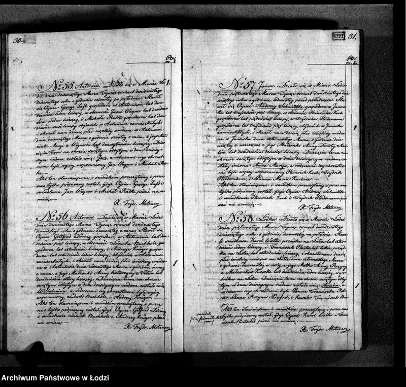 Obraz 18 z jednostki "Akta urodzeń, małżeństw i zgonów"