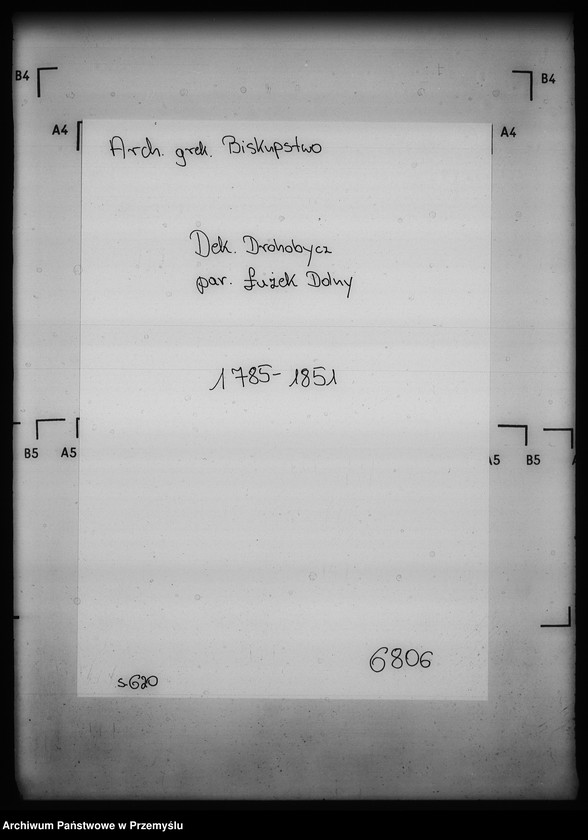 Obraz 4 z jednostki "[Kopie ksiąg metrykalnych parafii Łużek Dolny (dekanat Drohobycz)]"