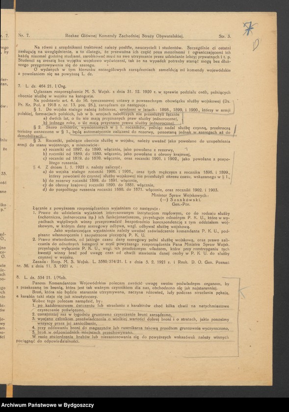 image.from.unit.number "Rozkazy [Nr 6, 7, 8] Komendy Głównej Zachodniej Straży Obywatelskiej na Województwo Poznańskie i Pomorskie. Rozkazy tajne [Nr 1, 2] Komendy Głównej Zachodniej Straży Obywatelskiej na Województwo Poznańskie i Pomorskie"