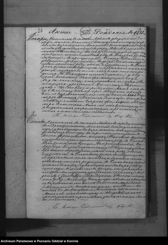 Obraz 4 z jednostki "Księga urodzeń, małżeństw, zgonów"