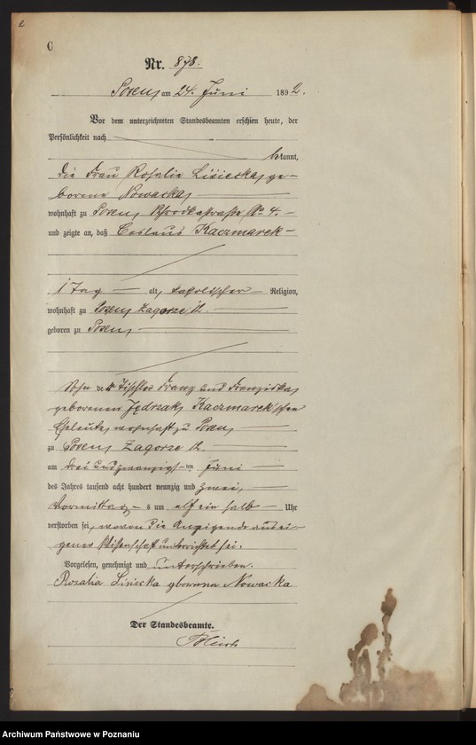 Obraz 5 z jednostki "Księga zgonów t. III"