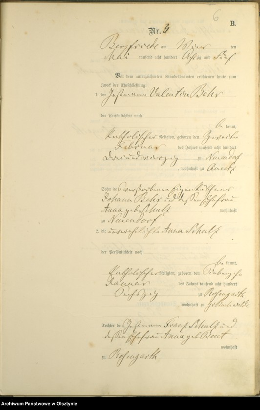 image.from.unit.number "Heiraths-haupt-Register Nr 1 - 21 i 23"