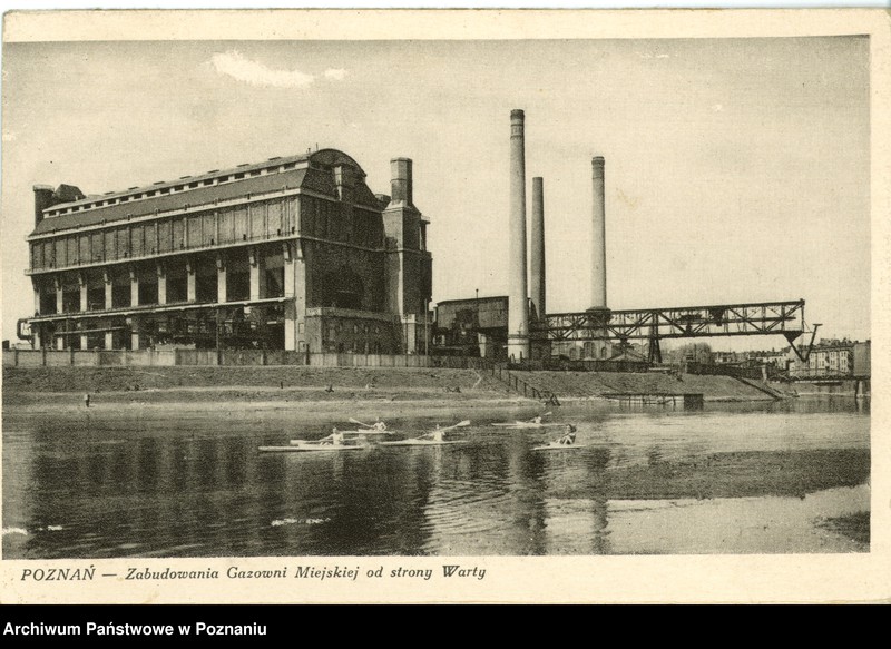 Obraz 1 z jednostki "Poznań - zabudowa Gazowni Miejskiej od strony Warty"