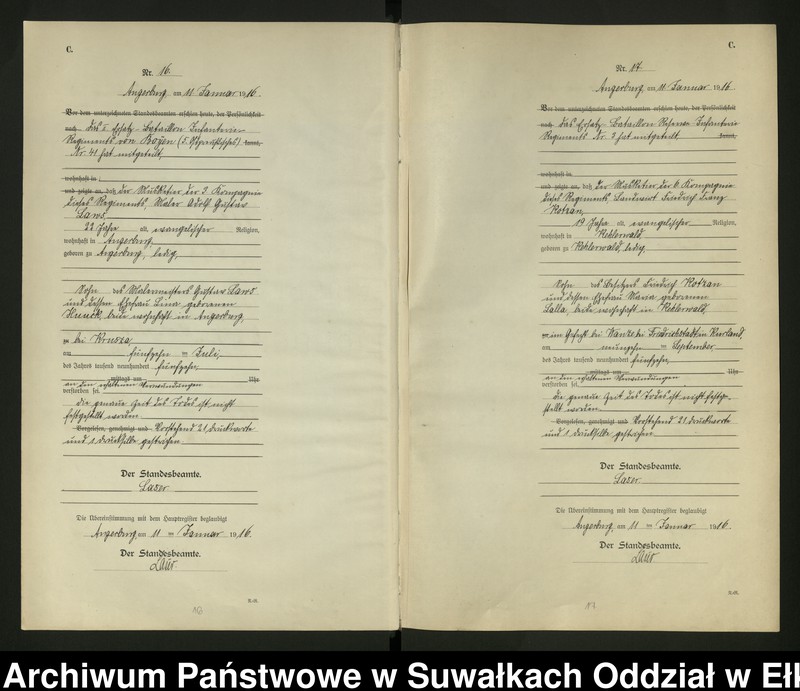 image.from.unit.number "[Sterbe - Register (Neben - Register) Standesamt Angerburg einschl. der Bezirke Gr. Strengeln, Kehlen und Prinowen]"