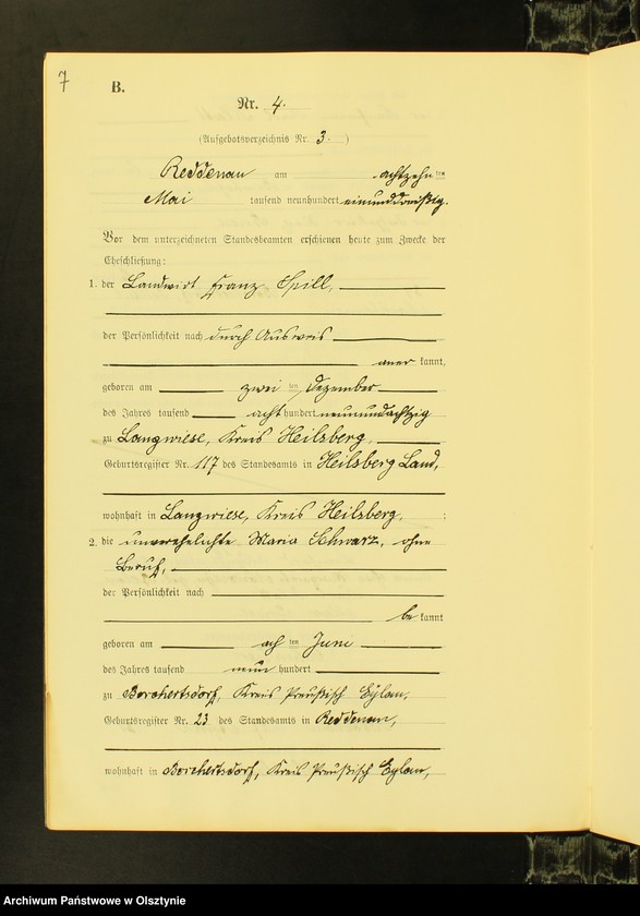 image.from.unit.number "Heiraths-Neben-Register Nr 1 - 16 [ Księga małżeństw - wtóropis ]"