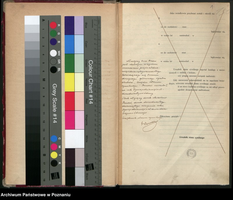 Obraz 3 z jednostki "Księga miejscowa małżeństw tom III [Rejestr główny małżeństw]"