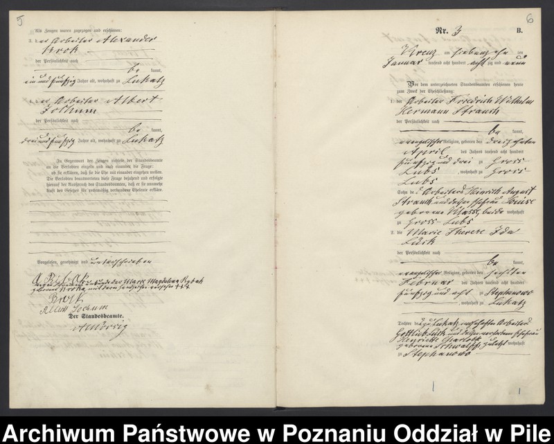 Obraz 6 z jednostki "Księga małżeństw"