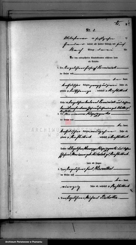 Obraz 4 z jednostki "Księga małżeństw"