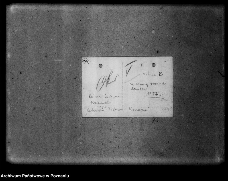 Obraz 17 z jednostki "Zbiór różny: listy i karty pocztowe byłych jeńców wojennych, zdjęcie z uroczystości ku czci Tadeusza Kościuszki, kantata na pogrzeb Kościuszki [nuty], modlitwa do błogosławionego Andrzeja Boboli."