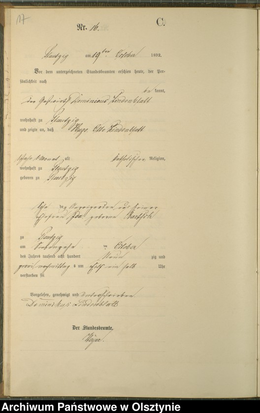 image.from.unit.number "Sterbe-Haupt-Register Nr 1 - 30"