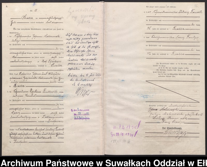 image.from.unit.number "[Heirats-Haupt-Register des Königlichen Preussischen Standes-Amtes Bialla Kreis Johannisburg]"