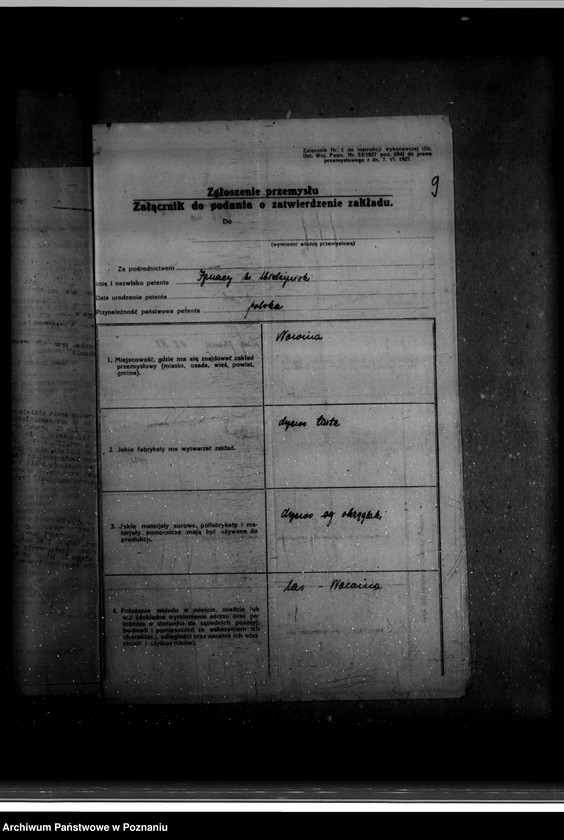 Obraz 14 z jednostki "Zatwierdzenie zakładu przemysłowego tartaku/ Zarząd Dóbr Ign. Mielżyńskiego w Chobienicach powiat wolsztyński"