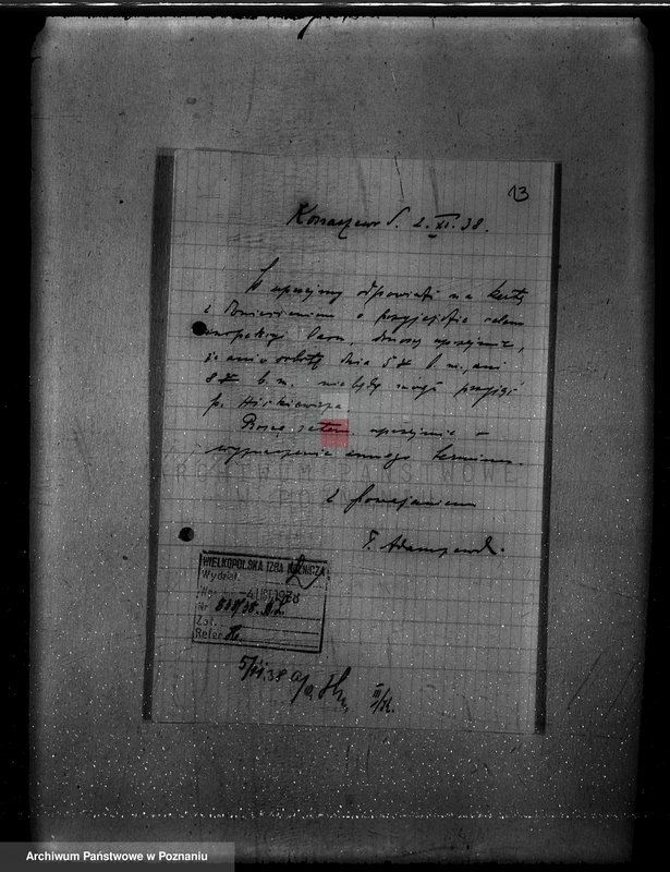 Obraz 17 z jednostki "Nadzór nad gospodarką w lasach Konarzewa powiatu rawickiego"