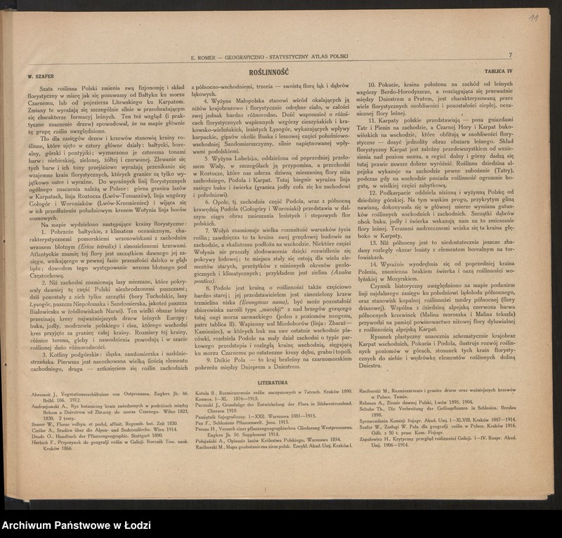 Obraz 12 z jednostki "Geograficzno-statystyczny atlas Polski, wydanie II, Lwów-Warszawa 1921"