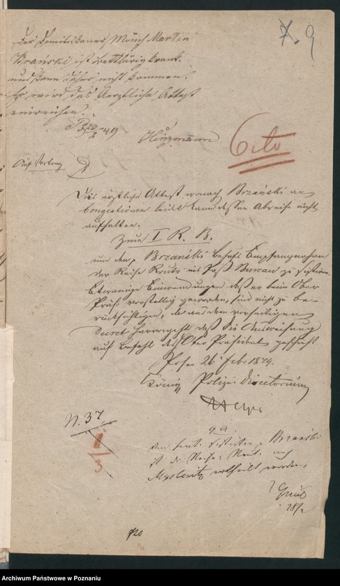 Obraz 13 z jednostki "A. betr. Martin Brzanski, Dominikanermönch aus Krakau"