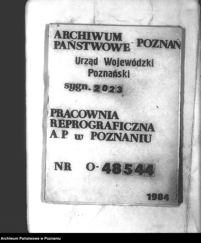Obraz 1 z jednostki "Parcelacja majątku Dąbrówka Nowa powiat bydgoski"