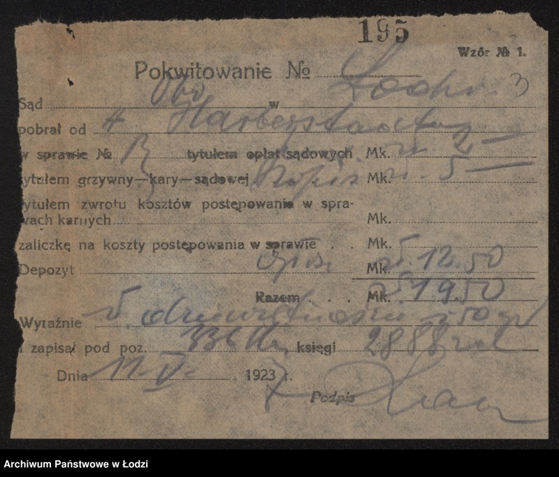 Obraz 5 z jednostki "Abram Halbersztat- wyrób towarów włókienniczych"