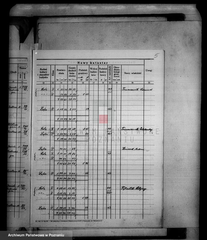 Obraz 9 z jednostki "Ostateczny rejestr pomiarowy i nowy kataster majątku Jeziorki Kosztowskie"