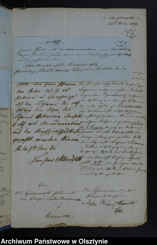 image.from.unit.number "Einnahme Beläge und Ausgabe Beläge der Kirchspiels Schulkasse zu Schnellwalde"