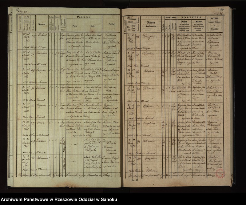 image.from.unit.number "Księga urodzeń, małżeństw, zgonów dla miejscowości Ulucz, Horoszówka (Hroszówka)"