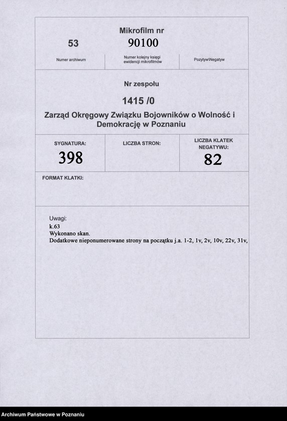Obraz 5 z jednostki "Życiorysy powstańców wielkopolskich: B - tom V /Brandecki Michał - Brzozowski Jan/."