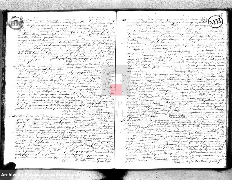 image.from.unit.number "Akta urodzin gminy wigierskiey od 1-go maja 1813 do dnia ostatniego kwietnia 1814 roku"