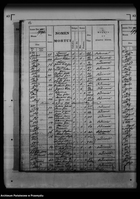 Obraz 19 z jednostki "[Kopie ksiąg metrykalnych parafii Buców (dekanat Medyka)]"