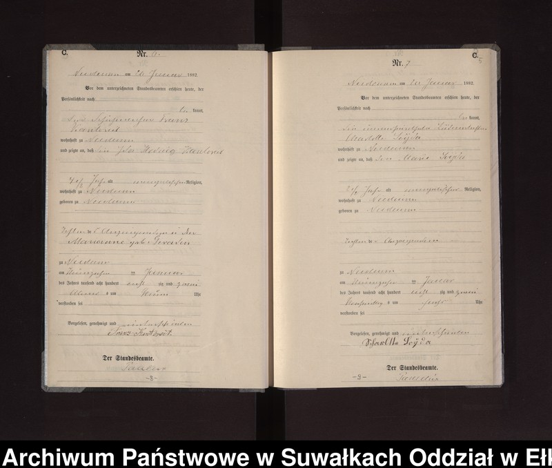 image.from.unit.number "Sterbe-Haupt-Register des Königlich Preussischen Standes-Amtes Stadt Nicolaiken Kreis Sensburg"