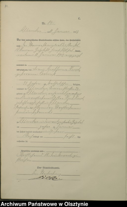 image.from.unit.number "Sterbe-Haupt-Register Nr 1-492"