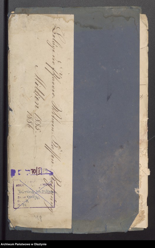 image.from.unit.number "Beläge der Pfarrwittwen Kassen Rechnung"