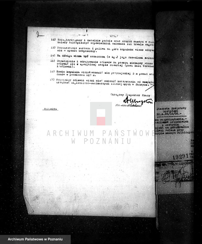 Obraz 6 z jednostki "Młyn parowy O. Klimpela w Gostyniu nr woj. 6006"