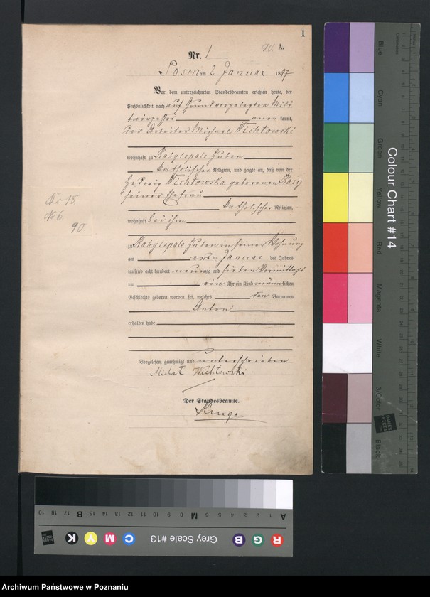 Obraz 3 z jednostki "Księga urodzeń"