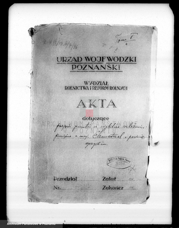 Obraz 4 z jednostki "Przejęcie gruntów za niektóre należności pieniężne z majątku Samostrzel powiatu wyrzyskiego"