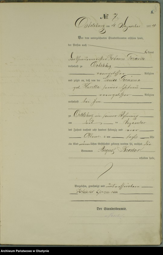 image.from.unit.number "Haupt-Geburts-Register Nr 1 - 11"